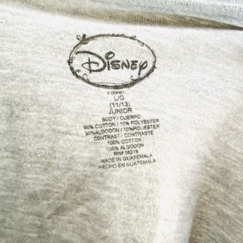 Disney Minnie Christmas Jersey Santas Favorite MINNIE Mouse Long Sleeve Cotton - Picture 6 of 7